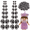2 Bagds Oval Felt Craft Doll Eye DIY-FG0010-04A-1