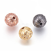 Brass Cubic Zirconia Beads KK-O106-36-1