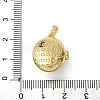 Brass Enamel Locket Pendants X-KK-F912-05B-G-4