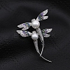 Dragonfly Alloy Rhinestone Brooch LS-PW-WG859D6-01-5