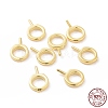 925 Sterling Silver Screw Eye Peg Bails X-STER-D035-42G-4