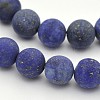 Natural Lapis Lazuli Round Beads Strands G-D660-12mm-1
