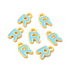 Alloy Enamel Pendants ENAM-P247-01MG-R-3