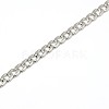 304 Stainless Steel Curb Chain/Twisted Chain Necklace Making X-STAS-A028-N122P-2