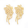 Alloy Open Back Bezel Pendants PALLOY-TAC0009-11G-1