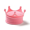 Flocking Plastic Crown Finger Ring Boxes LS-CON-B008-01D-1