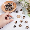 40 Styles 4 Styles Alloy Enamel Buttons FIND-NB0005-79A-3