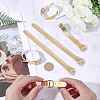 10Pcs PU Leather Luggage Tag Straps FIND-WR0012-91-3