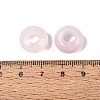 Natural Rose Quartz European Beads G-N359-17A-09-3