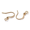 Brass Earring Hooks KK-F824-016G-3