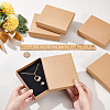 Kraft Paper Cardboard Jewelry Set Box CBOX-BC0001-11-3