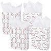 1 Sets Rectangle Paper Gift Bags with Handle ABAG-BBC0001-25B-1