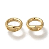 Brass Ring Charm Connectors KK-H502-05G-1