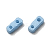 2-Hole Baking Paint Glass Seed Beads SEED-S023-17A-10-2