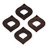 Natural Wenge Wood Pendants WOOD-T023-44-1