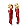 Alloy Enamel Pendants ENAM-WH0056-05G-04-1