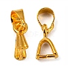 Brass Ice Pick Pinch Bails KK-KK06-G-3