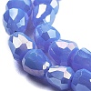 Electroplate Glass Beads Strands EGLA-D030-P4mm-B05-4