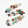 Natural/Synthetic Gemstone Beaded Necklaces NJEW-S403-22-1