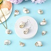 Electroplated Spiral Shell Pendants BSHE-YW0001-07G-3