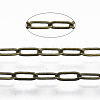 Brass Paperclip Chains X-CHC-S008-001D-AB-2