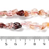 Natural Hematoid Quartz/Ferruginous Quartz Beads Strands G-P497-01C-01-5