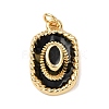 Brass Enamel Pendants KK-K408-66G-05-1