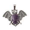Natural Amethyst Pendants G-G871-02AS-01-1