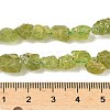 Raw Rough Natural Peridot Beads Strands G-M453-D12-5