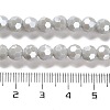 Electroplate Opaque Glass Beads Strands EGLA-A035-P6mm-A22-4