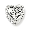 925 Sterling Silver European Beads STER-R005-02AS-04-1