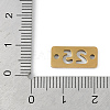 304 Stainless Steel Connector Charms STAS-L279-020G-3
