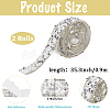 Resin Rhinestone Crystals Beaded Trim LS-DIY-WH20050-05C-2