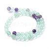 Natural Fluorite Beads Strands G-T055-6mm-22-2