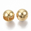 Brass Ball Clip-on Earrings KK-T049-22GB-NF-3