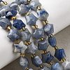 NaturalBlue Aventurine Beads Strands G-Z080-A28-10mm-1
