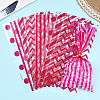 100Pcs 4 Styles Rectangle Plastic Candy Bags ABAG-WH20013-19E-5
