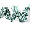 Lattice Double Ruffle Elastic Nylon Ribbon NWIR-O010-03D-1