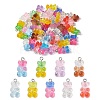 45Pcs 9 Colors Transparent Resin Pendants RESI-YW0001-03-1