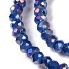 Baking Electroplate Glass Beads Strands DGLA-A039-J2MM-B04-3