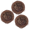 Jute Twine Imitation Bird's-nest AJEW-WH20121-14C-1