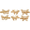 Alloy Alligator Hair Clips PW-WG08715-03-1