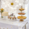 3-Tier Semi-Circle Wood Cupcake Display Risers ODIS-WH0030-89-6
