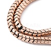 Electroplated Non-magnetic Hematite Beads Strands G-P571-E01-01-3