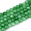 Dyed Natural White Jade Beads Strands G-T139-4mm-60-17-4