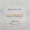 Imitation Pearl Alligator Hair Clips PW-WGA4327-10-1