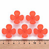 Frosted Acrylic Bead Caps MACR-S371-06A-712-4