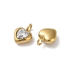 High Polished 304 Stainless Steel Micro Pave Cubic Zirconia Pendants STAS-L022-396B-G-2