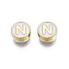 Alloy Enamel Beads X-ENAM-N052-006-01N-RS-2