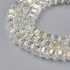 Electroplate Glass Beads Strands EGLA-L012-B-FR06-2